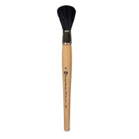 PINCEL BOMBASINO S.251 Nº6 - Diam. 11 mm - De pelo negro natural de buey, con virola de latón niquelado y mango corto de madera.