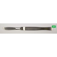BISTURÍ FIJO  ART. 16 C GRANDE (ESCALPELO) EN ACERO INOX., LONGITUD 16 CM Y HOJA CURVA