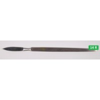 BISTURÍ FIJO  ART. 14 R PEQUEÑO (ESCALPELO) EN ACERO INOX., LONGITUD 14 CM Y HOJA RECTA