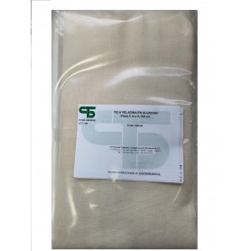 TELA VELADINA DE ALGODÓN CRUDO - PIEZA 5 mt X h.150 cm  (Pieza 7,5 m2) Color natural