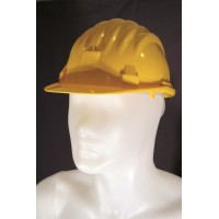 CASCO PROTECTOR DE POLIETILENO AMARILLO