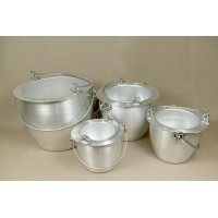 BAÑO MARIA DE ALUMINIO 1 LTCON MANGO