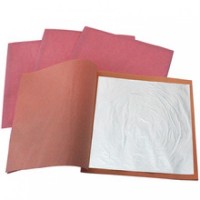 PLATA (1000/000) 9,5x9,5 CM (25HOJAS) 28GR DE CALCO