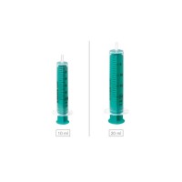 JERINGA EN PLASTICO Y EMBOLO DE TEFLON 10 CC