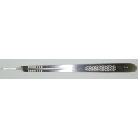 MANGO BISTURÍ Nº 4 L EN ACERO INOX - LONG. 21 CM - PARA CUCHILLAS DE LOS Nº: 18 - 19 - 20 - 21 - 22 - 23 - 24 - 36 
