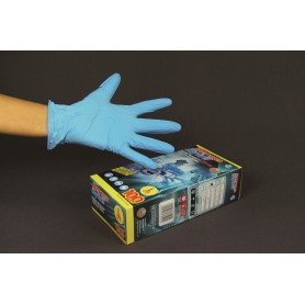 GUANTES NITRILO AZUL T- L (ENV. 100 PZ) XTREME 5G