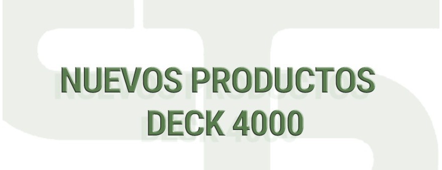 49.1 NUEVOS PRODUCTOS - DECK 4000: LA PAREJA DIOXOLANO Y METILAL