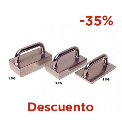 Pesos Rectangulares en Acero Inoxidable (Oferta -35%)